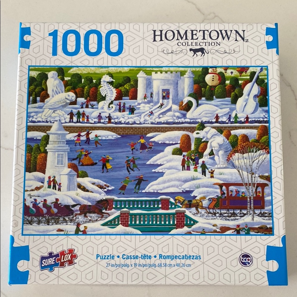 Wisconsin Snow Sculpture Hometown Collection 1000-Piece Sure-Lox Puzzle
